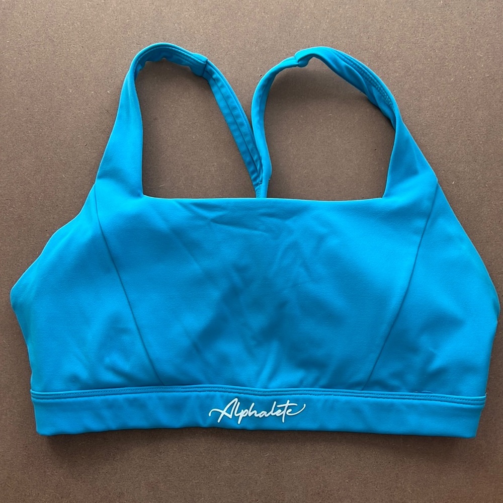 Alphalete Pulse Bra - Pacific Blue
